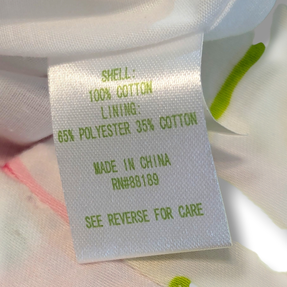Lilly Pulitzer Pink and White "It Can Be Arranged" Girls Floral Dress, Size 14 - Picture 4 of 12